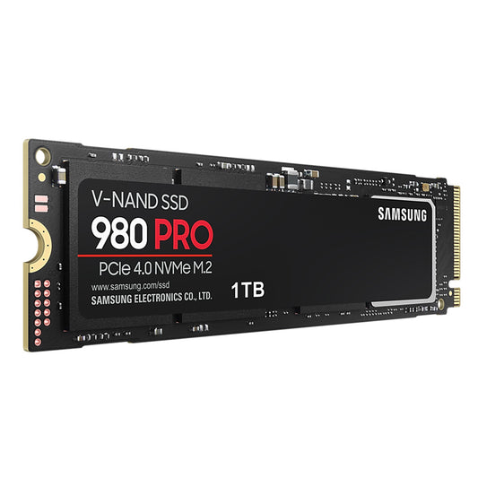 Samsung 1TB 980 PRO M.2 NVMe SSD, M.2 2280, PCIe, V-NAND, R/W 7000/5000MB/s
