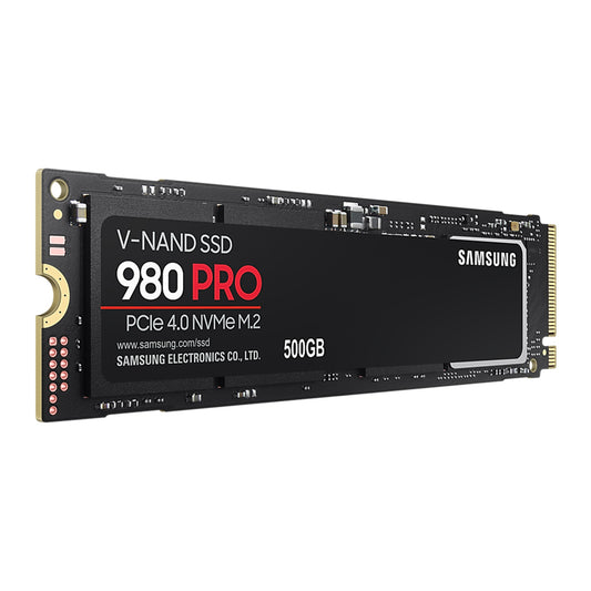 Samsung 500GB 980 PRO M.2 NVMe SSD, M.2 2280, PCIe, V-NAND, R/W 6900/5000MB/s