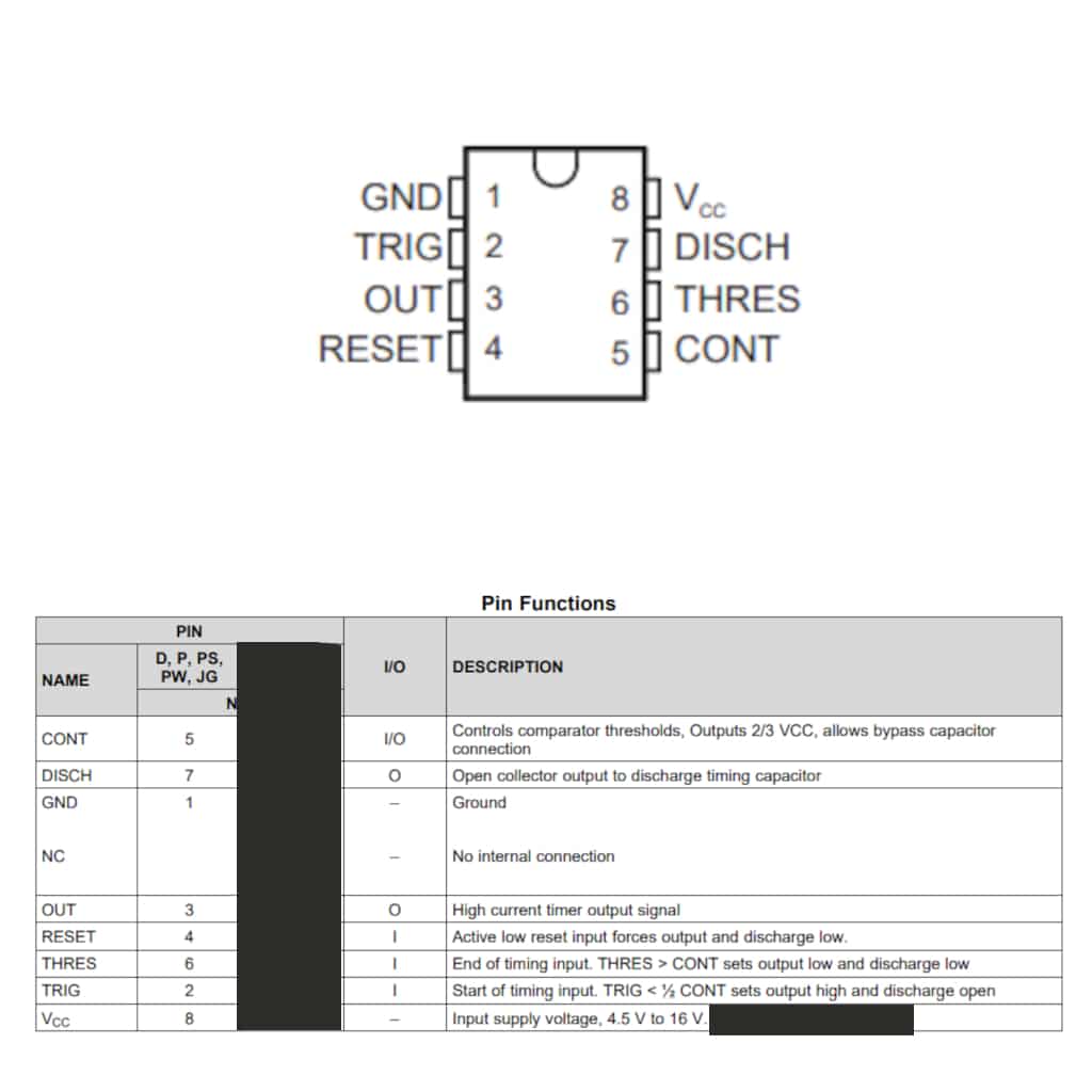 NE555P Timer