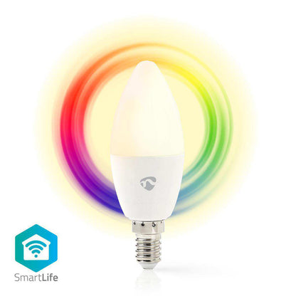 Nedis Wi-Fi LED Smart Bulb Full Colour E14 SES Candle