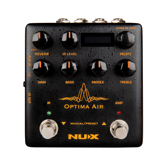 NU-X Optima Air Acoustic Simulator & IR Loader Guitar FX Pedal