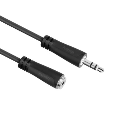 Hama 3.5mm Stereo Jack Plug to 3.5mm Stereo Jack Socket Audio Extension Cable