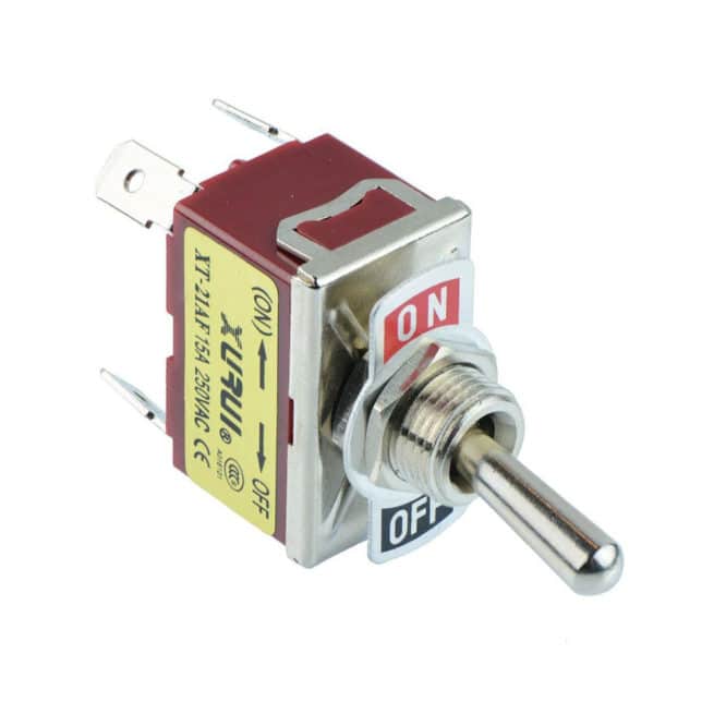 On-Off Latching Toggle Switch DPST