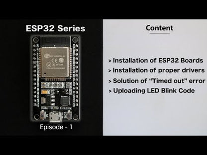 ESP32 30-Pins WROOM32 Doit DevKit V1, Soldered