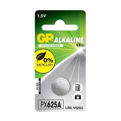 PX625A (LR9) GP Alkaline Coin Cell Battery, 1.5V