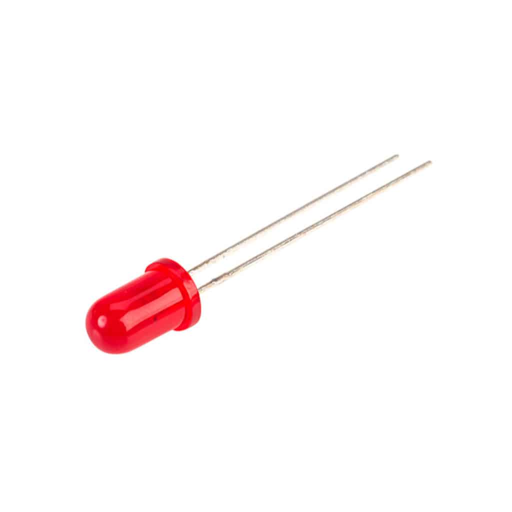 5mm 3.5V To 13V Flashing Red LED