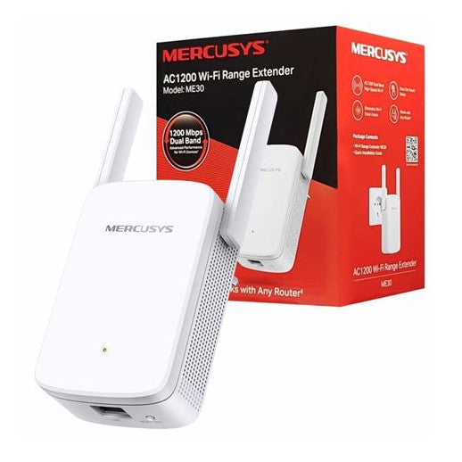 Mercusys (ME30) AC1200 Dual Band Wi-Fi Range Extender with AP Mode