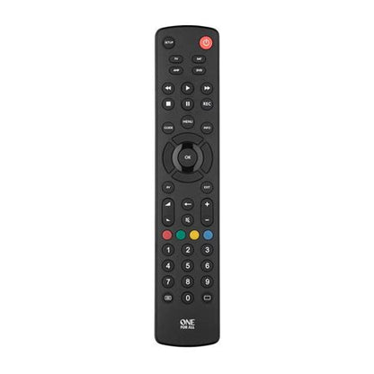 One For All 4-In-1 Universal Remote Control For TV, Satellite, DVD, Blu-ray and Audio