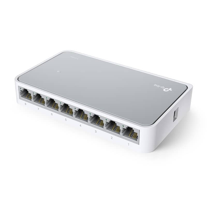 TP-LINK 8-Port 10/100 Unmanaged Desktop Ethernet Switch (TL-SF1008D V12)