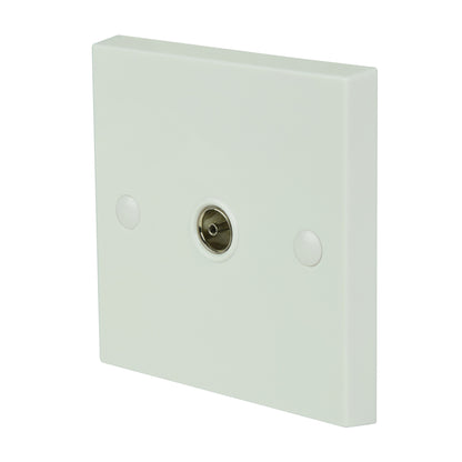 AV:Link TV Aerial Coaxial Wall Plate