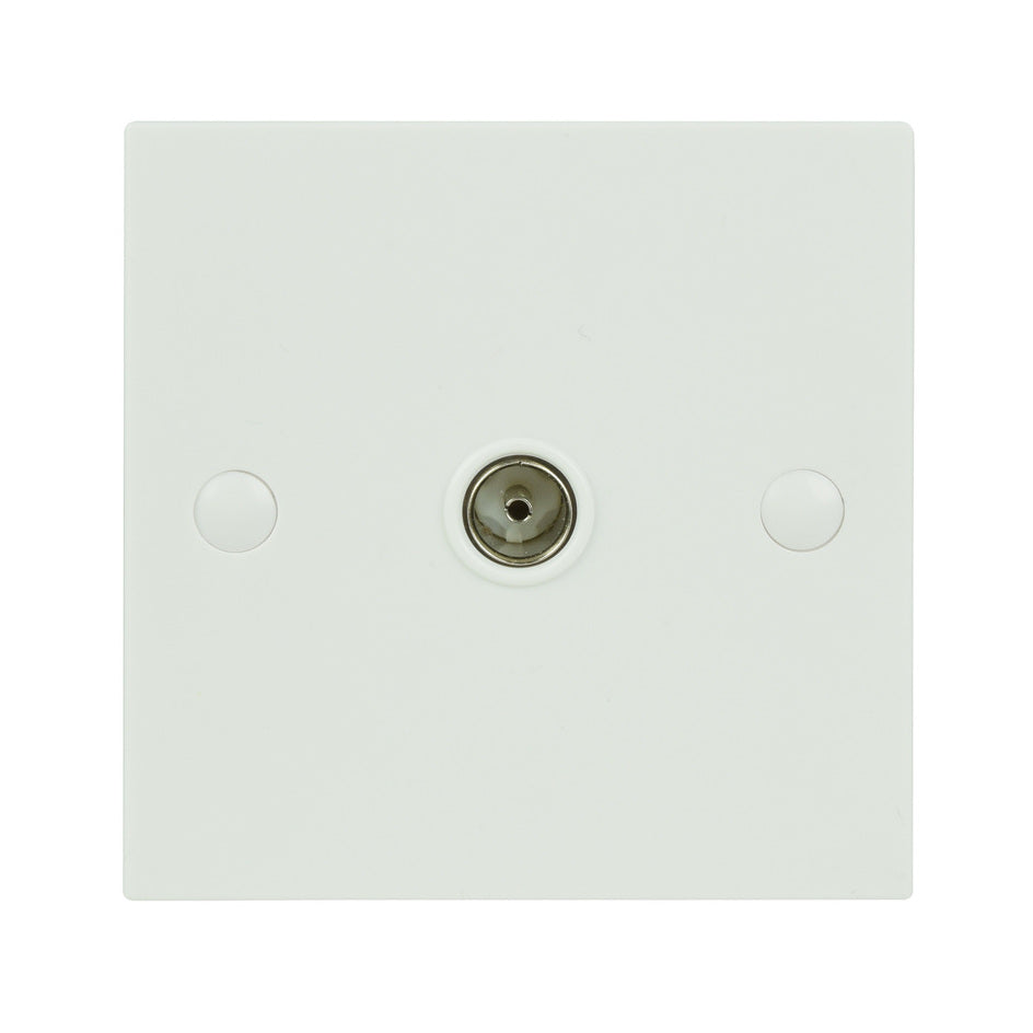 AV:Link TV Aerial Coaxial Wall Plate