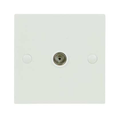 AV:Link TV Aerial Coaxial Wall Plate