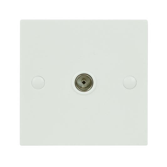 AV:Link TV Aerial Coaxial Wall Plate