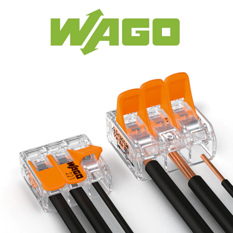 Wago 5 Way Splicing Connector with Lever Lock