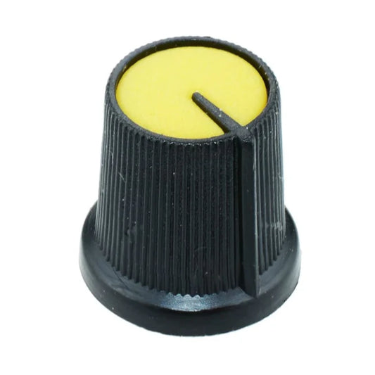 Yellow 6mm Pointer Knob